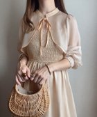 【ジュノア/JUNOAH】のFILLOU シアーボレロ+キャミワンピース クリーム|ID: prp329100004696066 ipo3291000000033912001