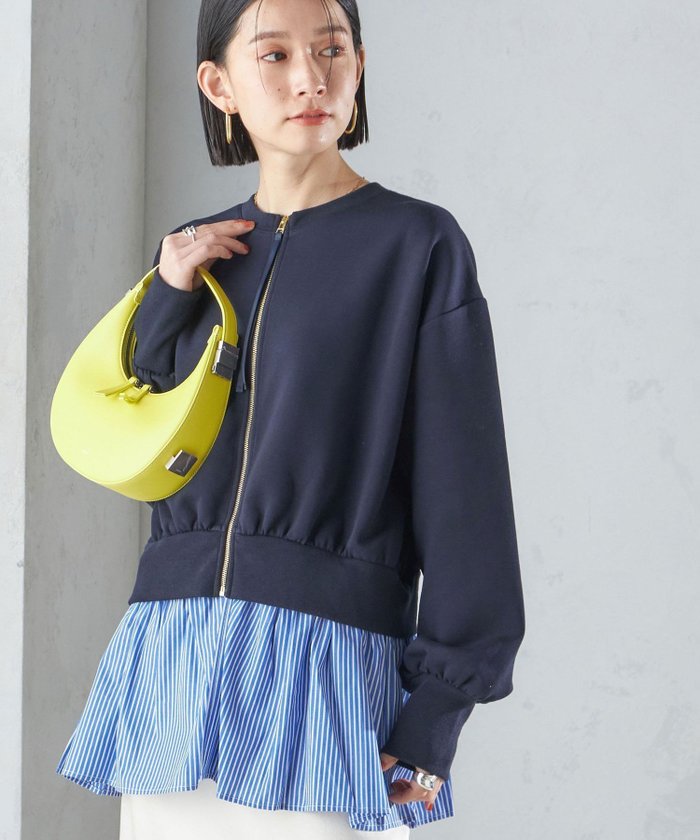 【シップス フォー ウィメン/SHIPS】の* 手洗い可能 3WAY ペプラム ジップ ブルゾン 24SS インテリア・キッズ・メンズ・レディースファッション・服の通販 founy(ファニー) https://founy.com/ ファッション Fashion レディースファッション Fashion for Women アウター Coat / Outerwear Collection ブルゾンジャケット・スポーティアウター Blouson Jackets 2024年 2024 2024春夏・S/S Spring/Summer 2024 SS24 ショート Short, Short Length シンプル Simple, Minimal ジップ Zip, Zipper ストライプ Stripe, Striped Pattern ブルゾン Blouson, Bomber Jacket ブロード Broadcloth, Fine Cotton ペプラム Peplum, Flared Hem ポケット Pocket, Pocket Detail 無地 Plain, Solid Color |ID: prp329100004696067 ipo3291000000033912004