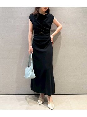 【リリーブラウン/Lily Brown】のベルト付きドレープニットワンピース 人気、トレンドファッション・服の通販 founy(ファニー) ファッション Fashion レディースファッション Fashion for Women ワンピース Dresses ニットワンピース Knit Dresses ベルト&ウエストマーク Belts & Waist Accessories エレガント 上品 Elegant ギャザー Gathered, Ruffled シルク Silk, 100% Silk ドレープ Drape, Draping Fabric フォーマル Formal, Dressy |ID:prp329100004696090