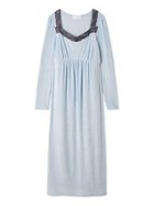【スナイデル ホーム/SNIDEL HOME】のシルキーフリースワンピース 人気、トレンドファッション・服の通販 founy(ファニー) ファッション Fashion レディースファッション Fashion for Women ワンピース Dresses なめらか Smooth, Silky Texture ギャザー Gathered, Ruffled レース Lace, Lace Fabric ロング Long, Long-Length エレガント 上品 Elegant 長袖 Long Sleeve, Full Sleeve thumbnail LBLU[081]|ID: prp329100004696092 ipo3291000000033912166
