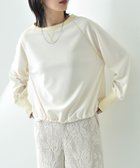 【インタープラネット/INTERPLANET】のカットジョーゼット配色ステッチ袖リブプルオーバー 人気、トレンドファッション・服の通販 founy(ファニー) ファッション Fashion レディースファッション Fashion for Women トップス・カットソー Cut & Sew Tops カジュアルプルオーバー・ニットトップス Pullovers & Knit Tops / Casual Pullovers ジョーゼット Georgette, Semi-Sheer Fabric フォルム Silhouette, Form フロント Front, Front Design ベーシック Basic, Essential thumbnail アイボリー|ID: prp329100004696099 ipo3291000000033912280