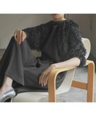 【ガール/GIRL】のフェザーボレロスリーブ オールインワン セット 結婚式 パンツドレス BK|ID: prp329100004696106 ipo3291000000034906993