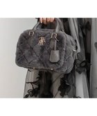【ランダ/RANDA】の2WAY ファーキルティングボストンバッグ 人気、トレンドファッション・服の通販 founy(ファニー) ファッション Fashion レディースファッション Fashion for Women バッグ Bags キルティング Quilted, Quilting ショルダー Shoulder, Shoulder Strap ハンカチ Handkerchief, Hanky ボストンバッグ Boston Bag, Retro Bag ポケット Pocket, Pocket Detail ポーチ Pouch, Small Case リップ Lip, Lip Motif エレガント 上品 Elegant 財布 Wallet, Purse thumbnail GRAY|ID: prp329100004696146 ipo3291000000034118429