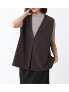【ラシュッド/LASUD】のストレッチノーカラージレ チャコールグレー|ID: prp329100004696164 ipo3291000000033912848