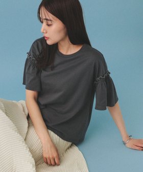 【グローバルワーク/GLOBAL WORK】 MATINEE LINE/冷感フリルスリーブ半袖/496991人気、トレンドファッション・服の通販 founy(ファニー) ファッション Fashion レディースファッション Fashion for Women トップス・カットソー Cut & Sew Tops インナー Innerwear カットソー Cut and Sewn Top サロペット Overalls, Salopette スリーブ Sleeve, Long Sleeve / Short Sleeve フリル Frill, Ruffle 半袖 Short Sleeve, Half Sleeve |ID:prp329100004696177