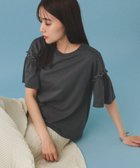 【グローバルワーク/GLOBAL WORK】のMATINEE LINE/冷感フリルスリーブ半袖/496991 人気、トレンドファッション・服の通販 founy(ファニー) ファッション Fashion レディースファッション Fashion for Women トップス・カットソー Cut & Sew Tops インナー Innerwear カットソー Cut and Sewn Top サロペット Overalls, Salopette スリーブ Sleeve, Long Sleeve / Short Sleeve フリル Frill, Ruffle 半袖 Short Sleeve, Half Sleeve thumbnail チャコール18|ID: prp329100004696177 ipo3291000000033912954