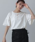 【グローバルワーク/GLOBAL WORK】のMATINEE LINE/冷感フリルスリーブ半袖/496991 人気、トレンドファッション・服の通販 founy(ファニー) ファッション Fashion レディースファッション Fashion for Women トップス・カットソー Cut & Sew Tops インナー Innerwear カットソー Cut and Sewn Top サロペット Overalls, Salopette スリーブ Sleeve, Long Sleeve / Short Sleeve フリル Frill, Ruffle 半袖 Short Sleeve, Half Sleeve thumbnail オフ06|ID: prp329100004696177 ipo3291000000033912955