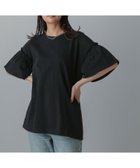 【グローバルワーク/GLOBAL WORK】のMATINEE LINE/冷感フリルスリーブ半袖/496991 人気、トレンドファッション・服の通販 founy(ファニー) ファッション Fashion レディースファッション Fashion for Women トップス・カットソー Cut & Sew Tops インナー Innerwear カットソー Cut and Sewn Top サロペット Overalls, Salopette スリーブ Sleeve, Long Sleeve / Short Sleeve フリル Frill, Ruffle 半袖 Short Sleeve, Half Sleeve thumbnail ブラック09|ID: prp329100004696177 ipo3291000000033912956