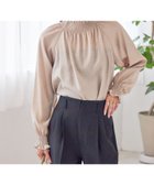 【シップス フォー ウィメン/SHIPS】の洗濯機可能 シャーリング ネック 長袖 ブラウス 人気、トレンドファッション・服の通販 founy(ファニー) ファッション Fashion レディースファッション Fashion for Women トップス・カットソー Cut & Sew Tops シャツ・ブラウス・オフィスカジュアル Elegant Blouses & Button-Ups シャーリング Shirring, Ruched ジャケット Jacket, Outerwear ドレープ Drape, Draping Fabric 長袖 Long Sleeve, Full Sleeve フェミニン Feminine, Girly フリル Frill, Ruffle ボトム Bottoms, Lower Wear thumbnail ベージュ系|ID: prp329100004696207 ipo3291000000035144704