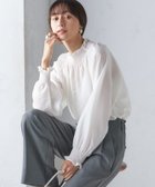 【シップス フォー ウィメン/SHIPS】の洗濯機可能 シャーリング ネック 長袖 ブラウス 人気、トレンドファッション・服の通販 founy(ファニー) ファッション Fashion レディースファッション Fashion for Women トップス・カットソー Cut & Sew Tops シャツ・ブラウス・オフィスカジュアル Elegant Blouses & Button-Ups シャーリング Shirring, Ruched ジャケット Jacket, Outerwear ドレープ Drape, Draping Fabric 長袖 Long Sleeve, Full Sleeve フェミニン Feminine, Girly フリル Frill, Ruffle ボトム Bottoms, Lower Wear thumbnail オフホワイト|ID: prp329100004696207 ipo3291000000035144706