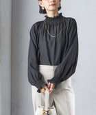 【シップス フォー ウィメン/SHIPS】の洗濯機可能 シャーリング ネック 長袖 ブラウス 人気、トレンドファッション・服の通販 founy(ファニー) ファッション Fashion レディースファッション Fashion for Women トップス・カットソー Cut & Sew Tops シャツ・ブラウス・オフィスカジュアル Elegant Blouses & Button-Ups シャーリング Shirring, Ruched ジャケット Jacket, Outerwear ドレープ Drape, Draping Fabric 長袖 Long Sleeve, Full Sleeve フェミニン Feminine, Girly フリル Frill, Ruffle ボトム Bottoms, Lower Wear thumbnail ブラック|ID: prp329100004696207 ipo3291000000035144708