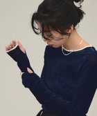 【ジーナシス/JEANASiS】のSheer Velour Pullover 人気、トレンドファッション・服の通販 founy(ファニー) ファッション Fashion レディースファッション Fashion for Women トップス・カットソー Cut & Sew Tops カジュアルプルオーバー・ニットトップス Pullovers & Knit Tops / Casual Pullovers ベロアトップス Velour Tops / Velvet-Look Items おすすめ Recommended / Our Picks インナー Innerwear シンプル Simple, Minimal スラックス Slacks, Dress Pants デニム Denim, Jeans Material ビスチェ Bustier, Corset Top ベロア Velour, Soft Velvet ボトム Bottoms, Lower Wear メッシュ Mesh, Net Fabric 無地 Plain, Solid Color A/W・秋冬 Autumn/Winter thumbnail ネイビー系その他|ID: prp329100004696211 ipo3291000000033913208