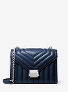 【マイケルコース/MICHAEL KORS】のWHITNEY フラップ チェーン ショルダー ミディアム マイケルコース 人気、トレンドファッション・服の通販 founy(ファニー) ファッション Fashion レディースファッション Fashion for Women コレクション Collection, Seasonal Line ショルダー Shoulder, Shoulder Strap チェーン Chain, Chain Strap フラップ Flap, Flap Pocket ラグジュアリー Luxury, Elegant thumbnail BLUE|ID: prp329100004696213 ipo3291000000033913210