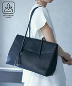 【フリークスストア/FREAK'S STORE】のレザー フラップトートバッグ / キーチャーム付き レザートート / 撥水レザー / A4 25SS ブラック|ID: prp329100004696220 ipo3291000000034000779
