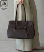 【フリークスストア/FREAK'S STORE】のレザー フラップトートバッグ / キーチャーム付き レザートート / 撥水レザー / A4 25SS ブラウン|ID: prp329100004696220 ipo3291000000034000781