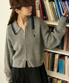 【フリークスストア/FREAK'S STORE】の襟ライン入り ドライバーズニット 限定展開 25AW グレー|ID: prp329100004696287 ipo3291000000034235365