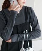 【ディスコート/Discoat】の【WEB限定】リブシアーロングスリーブ チャコールグレー|ID: prp329100004696326 ipo3291000000034467736