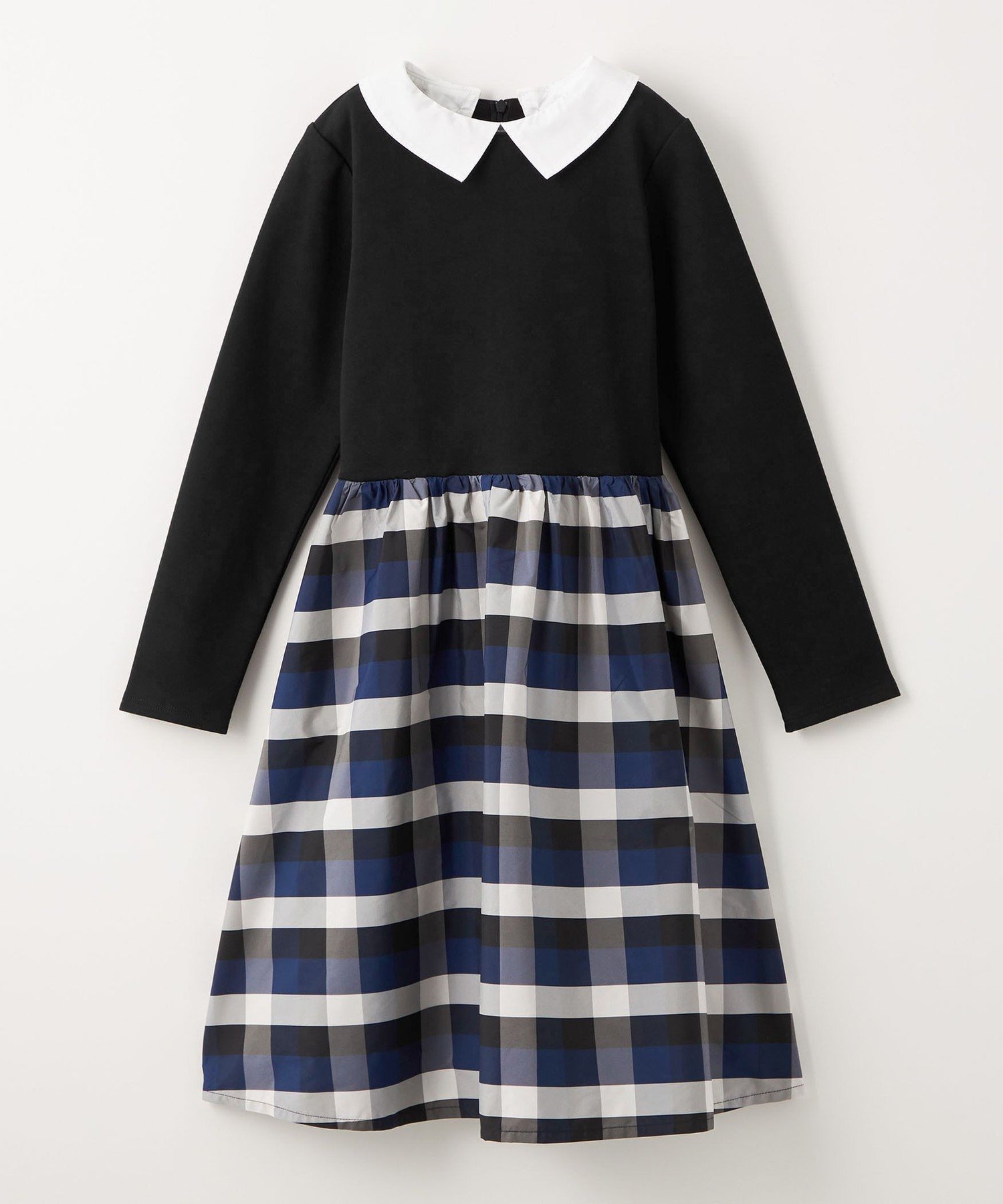 【ユナイテッドアローズ/UNITED ARROWS / KIDS】のTJ ポンチ*チェックタフタ 襟付きワンピース 140cm-160cm 人気、トレンドファッション・服の通販 founy(ファニー) 　ファッション　Fashion　キッズファッション　Fashion for Kids　ワンピース　Dresses　オケージョン　Occasion Wear　春　Spring　カットソー　Cut and Sewn Top　ギャザー　Gathered, Ruffled　シューズ　Shoes, Footwear　タフタ　Taffeta, Structured Fabric　チェック　Check, Plaid, Tartan　バレエ　Ballet, Ballet Style　フォーマル　Formal, Dressy　フレア　Flare, Flared　アウトレット　Outlet / Clearance　2024年　2024　2024春夏・S/S　Spring/Summer 2024 SS24　エレガント 上品　Elegant　セレモニー　Ceremony　入学式　Entrance Ceremony　卒業式　Graduation Ceremony　 other-1|ID: prp329100004696356 ipo3291000000034123506