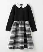 【ユナイテッドアローズ/UNITED ARROWS / KIDS】のTJ ポンチ*チェックタフタ 襟付きワンピース 140cm-160cm BLACK|ID: prp329100004696356 ipo3291000000034123508