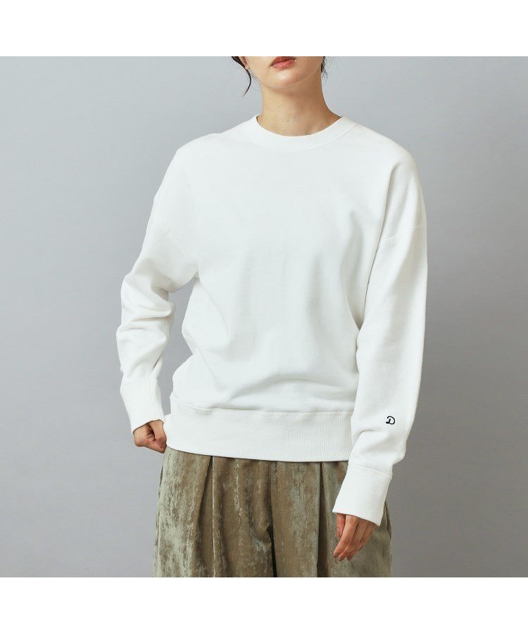 【ドレステリア/DRESSTERIOR】のコットン裏毛プルオーバー 人気、トレンドファッション・服の通販 founy(ファニー) 　ファッション　Fashion　レディースファッション　Fashion for Women　トップス・カットソー　Cut & Sew Tops　カジュアルプルオーバー・ニットトップス　Pullovers & Knit Tops / Casual Pullovers　コンパクト　Compact, Small Size　ショルダー　Shoulder, Shoulder Strap　スウェット / スエット　Sweatshirt, Sweatwear　ドレス　Dress, One-Piece　ドロップ　Drop Shoulder, Dropped Style　パターン　Pattern, Design Print　フラット　Flat, Flat Shoes　日本製　Made In Japan　 other-1|ID: prp329100004696360 ipo3291000000033914616