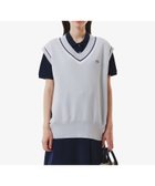 【ラコステ/LACOSTE】のチルデンニットベスト ライトグレー|ID: prp329100004696368 ipo3291000000033914658