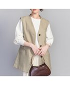【ユナイテッドアローズ/UNITED ARROWS】のリネンライク ベスト BEIGE|ID: prp329100004696370 ipo3291000000033914664