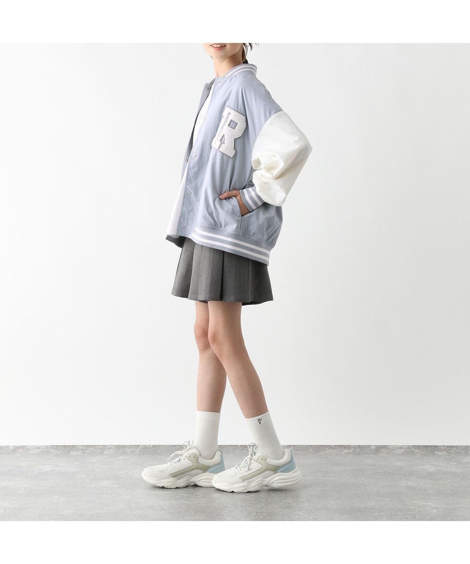 【グローバルワーク/GLOBAL WORK / KIDS】の洗える撥水スタジャン/キッズ/577755 インテリア・キッズ・メンズ・レディースファッション・服の通販 founy(ファニー) 　ファッション　Fashion　キッズファッション　Fashion for Kids　おすすめ　Recommended / Our Picks　ボトム　Bottoms, Lower Wear　ポケット　Pocket, Pocket Detail　人気　Popular, Best Seller　洗える　Machine Washable　サックス81|ID: prp329100004696385 ipo3291000000033914772