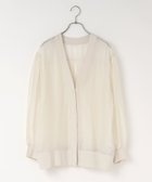 【ローリーズファーム/LOWRYS FARM】のシアーシャツカーディガンLS 人気、トレンドファッション・服の通販 founy(ファニー) ファッション Fashion レディースファッション Fashion for Women トップス・カットソー Cut & Sew Tops カーディガン・羽織り Layered Style Cardigans シャツ・ブラウス・オフィスカジュアル Elegant Blouses & Button-Ups カーディガン Cardigan, Knitwear シアー Sheer, See-Through ショート Short, Short Length タンク Tank Top, Sleeveless Top デニム Denim, Jeans Material thumbnail オフホワイト05|ID: prp329100004696406 ipo3291000000033914997