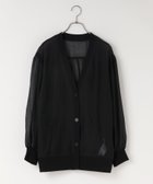 【ローリーズファーム/LOWRYS FARM】のシアーシャツカーディガンLS 人気、トレンドファッション・服の通販 founy(ファニー) ファッション Fashion レディースファッション Fashion for Women トップス・カットソー Cut & Sew Tops カーディガン・羽織り Layered Style Cardigans シャツ・ブラウス・オフィスカジュアル Elegant Blouses & Button-Ups カーディガン Cardigan, Knitwear シアー Sheer, See-Through ショート Short, Short Length タンク Tank Top, Sleeveless Top デニム Denim, Jeans Material thumbnail ブラック09|ID: prp329100004696406 ipo3291000000033914999