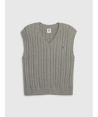 【ギャップ/GAP / KIDS】のリラックス ケーブルニット セーターベスト (幼児) 人気、トレンドファッション・服の通販 founy(ファニー) ファッション Fashion キッズファッション Fashion for Kids ストレート Straight, Straight Cut セーター Sweater, Knitwear ノースリーブ Sleeveless, No-Sleeve フィット Fit, Slim Fit ベスト Vest, Waistcoat リラックス Relax, Relaxed Fit thumbnail B10_GREY_HEATHER|ID: prp329100004696442 ipo3291000000033915209