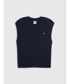 【ギャップ/GAP / KIDS】のリラックス ケーブルニット セーターベスト (幼児) 人気、トレンドファッション・服の通販 founy(ファニー) ファッション Fashion キッズファッション Fashion for Kids ストレート Straight, Straight Cut セーター Sweater, Knitwear ノースリーブ Sleeveless, No-Sleeve フィット Fit, Slim Fit ベスト Vest, Waistcoat リラックス Relax, Relaxed Fit thumbnail NAVY_UNIFORM|ID: prp329100004696442 ipo3291000000033915210