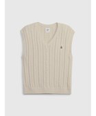 【ギャップ/GAP / KIDS】のリラックス ケーブルニット セーターベスト (幼児) 人気、トレンドファッション・服の通販 founy(ファニー) ファッション Fashion キッズファッション Fashion for Kids ストレート Straight, Straight Cut セーター Sweater, Knitwear ノースリーブ Sleeveless, No-Sleeve フィット Fit, Slim Fit ベスト Vest, Waistcoat リラックス Relax, Relaxed Fit thumbnail SOFT_IVORY_203|ID: prp329100004696442 ipo3291000000033915211