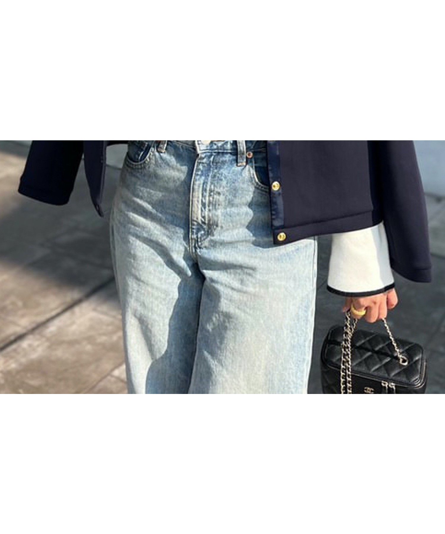 【スタイルドア/STYLEDOOR】のダンボールノーカラージャケット インテリア・キッズ・メンズ・レディースファッション・服の通販 founy(ファニー) 　ファッション　Fashion　レディースファッション　Fashion for Women　アウター　Coat / Outerwear Collection　レディースジャケット・軽アウター　Jackets　ノーカラージャケット / シンプル上品コーデ　Collarless Jackets　インナー　Innerwear　洗える　Machine Washable　キャミソール　Camisole, Spaghetti Strap Top　コンパクト　Compact, Small Size　シルバー　Silver, Metallic Silver　ジャケット　Jacket, Outerwear　ストレッチ　Stretch, Stretchy Fabric　タンク　Tank Top, Sleeveless Top　定番　Standard, Basic Item　プリント　Print, Printed Pattern　ベーシック　Basic, Essential　ボトム　Bottoms, Lower Wear　ボーダー　Border, Stripe　羽織　Haori, Light Jacket　エレガント 上品　Elegant　ネイビー|ID: prp329100004696475 ipo3291000000034292701
