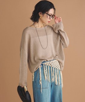 【ドゥ アルシーヴ/Doux archives】のペーパーヤーンプルオーバー 人気、トレンドファッション・服の通販 founy(ファニー) ファッション Fashion レディースファッション Fashion for Women トップス・カットソー Cut & Sew Tops カジュアルプルオーバー・ニットトップス Pullovers & Knit Tops / Casual Pullovers シアー Sheer, See-Through ショルダー Shoulder, Shoulder Strap ドロップ Drop Shoulder, Dropped Style リラックス Relax, Relaxed Fit ワイド Wide, Wide Fit |ID:prp329100004696495