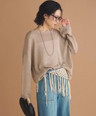 【ドゥ アルシーヴ/Doux archives】のペーパーヤーンプルオーバー 人気、トレンドファッション・服の通販 founy(ファニー) ファッション Fashion レディースファッション Fashion for Women トップス・カットソー Cut & Sew Tops カジュアルプルオーバー・ニットトップス Pullovers & Knit Tops / Casual Pullovers シアー Sheer, See-Through ショルダー Shoulder, Shoulder Strap ドロップ Drop Shoulder, Dropped Style リラックス Relax, Relaxed Fit ワイド Wide, Wide Fit thumbnail BEIGE|ID: prp329100004696495 ipo3291000000033915591