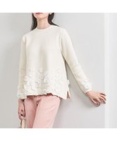 【ユナイテッドアローズ/UNITED ARROWS】の3D フラワーモチーフ ニット プルオーバー 人気、トレンドファッション・服の通販 founy(ファニー) ファッション Fashion レディースファッション Fashion for Women トップス・カットソー Cut & Sew Tops ニット Knit Tops & Sweaters カジュアルプルオーバー・ニットトップス Pullovers & Knit Tops / Casual Pullovers 花柄・フラワープリント・モチーフ Floral Prints & Motifs / Flower Pattern Tops シフォン Chiffon, Lightweight Fabric スリット Slit, Slit Detail チュール Tulip, Tulip Motif テーパード Tapered, Tapered Pants フラワー Flower, Floral ベスト Vest, Waistcoat ベーシック Basic, Essential モチーフ Motif, Design Theme ワイド Wide, Wide Fit アウトレット Outlet / Clearance おすすめ Recommended / Our Picks |ID:prp329100004696618