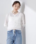 【ナノ ユニバース/nano universe】の前後2wayフロントシャーリングトップス 人気、トレンドファッション・服の通販 founy(ファニー) ファッション Fashion レディースファッション Fashion for Women トップス・カットソー Cut & Sew Tops オレンジ Orange 春 Spring カットソー Cut and Sewn Top シャーリング Shirring, Ruched シンプル Simple, Minimal デニム Denim, Jeans Material ドレープ Drape, Draping Fabric フロント Front, Front Design ベーシック Basic, Essential ワイド Wide, Wide Fit S/S・春夏 SS, Spring/Summer, Warm Season おすすめ Recommended / Our Picks 夏 Summer エレガント 上品 Elegant 2025年 2025 2025春夏・S/S Spring/Summer 2025 SS25 thumbnail ホワイト|ID: prp329100004697159 ipo3291000000033919651