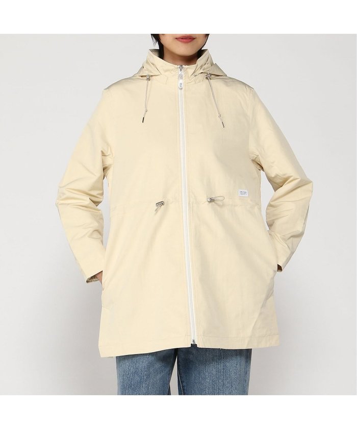 【クロコダイル/CROCODILE】のスピンドルデザイン フード付き ブラスコート インテリア・キッズ・メンズ・レディースファッション・服の通販 founy(ファニー) https://founy.com/ ファッション Fashion レディースファッション Fashion for Women アウター Coat / Outerwear Collection コート・ロングコート・ピーコート Long Coats, Peacoats & More イエロー Yellow スピンドル Spindle, Drawcord モッズコート Mods Coat, Military Parka リップ Lip, Lip Motif |ID: prp329100004697160 ipo3291000000033919664