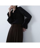 【ナチュラル ビューティー ベーシック/NATURAL BEAUTY BASIC】のラッフルブラウス 人気、トレンドファッション・服の通販 founy(ファニー) ファッション Fashion レディースファッション Fashion for Women トップス・カットソー Cut & Sew Tops シャツ・ブラウス・オフィスカジュアル Elegant Blouses & Button-Ups カーディガン Cardigan, Knitwear シンプル Simple, Minimal スリーブ Sleeve, Long Sleeve / Short Sleeve トレンド Trend, Trending Now フリル Frill, Ruffle ブロード Broadcloth, Fine Cotton ラッフル Ruffle, Frill thumbnail ブラック|ID: prp329100004697186 ipo3291000000033919940