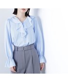 【ナチュラル ビューティー ベーシック/NATURAL BEAUTY BASIC】のラッフルブラウス 人気、トレンドファッション・服の通販 founy(ファニー) ファッション Fashion レディースファッション Fashion for Women トップス・カットソー Cut & Sew Tops シャツ・ブラウス・オフィスカジュアル Elegant Blouses & Button-Ups カーディガン Cardigan, Knitwear シンプル Simple, Minimal スリーブ Sleeve, Long Sleeve / Short Sleeve トレンド Trend, Trending Now フリル Frill, Ruffle ブロード Broadcloth, Fine Cotton ラッフル Ruffle, Frill thumbnail ブルー|ID: prp329100004697186 ipo3291000000033919942