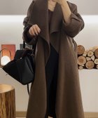 【アイモハ/aimoha】の【BANICO】ウールロング丈ガウンコート 人気、トレンドファッション・服の通販 founy(ファニー) ファッション Fashion レディースファッション Fashion for Women アウター Coat / Outerwear Collection コート・ロングコート・ピーコート Long Coats, Peacoats & More インナー Innerwear エレガント 上品 Elegant ガウン Gown, Robe シンプル Simple, Minimal スーツ Suit, Formalwear タートルネック Turtleneck, High Neck フェミニン Feminine, Girly ロング Long, Long-Length A/W・秋冬 Autumn/Winter thumbnail コーヒー|ID: prp329100004697190 ipo3291000000033919985