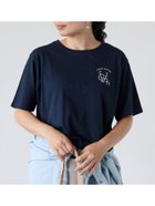 【テチチ/Te chichi】の前後エンブロイダリーTシャツ 人気、トレンドファッション・服の通販 founy(ファニー) ファッション Fashion レディースファッション Fashion for Women トップス・カットソー Cut & Sew Tops シャツ・ブラウス・オフィスカジュアル Elegant Blouses & Button-Ups ロングTシャツ・Tシャツ Longline T-Shirts & Tees エンブロイダリー Embroidery Design シンプル Simple, Minimal 定番 Standard, Basic Item thumbnail ネイビー|ID: prp329100004697194 ipo3291000000033920022