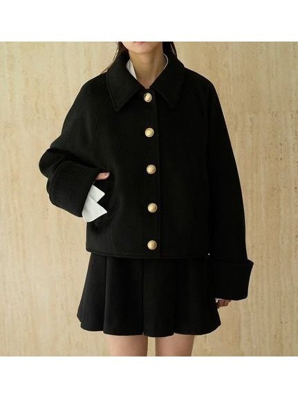 【スナイデル/SNIDEL】のステンカラーメタルボタンジャケット インテリア・キッズ・メンズ・レディースファッション・服の通販 founy(ファニー) 　ファッション　Fashion　レディースファッション　Fashion for Women　アウター　Coat / Outerwear Collection　レディースジャケット・軽アウター　Jackets　クラシカル　Classical, Vintage-Inspired　ジャケット　Jacket, Outerwear　ストレート　Straight, Straight Cut　スマート　Smart, Elegant　セットアップ　Set-Up, Coordinated Outfit　プリーツ　Pleats, Pleated　ポケット　Pocket, Pocket Detail　ミニスカート　Mini Skirt, Short Skirt　メタル　Metal, Metal Parts　おすすめ　Recommended / Our Picks　BLK[009]|ID: prp329100004697220 ipo3291000000033920206