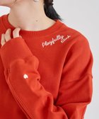 【コーエン/COEN】のハートモチーフ裏毛プルオーバー ORANGE|ID: prp329100004697226 ipo3291000000034726819