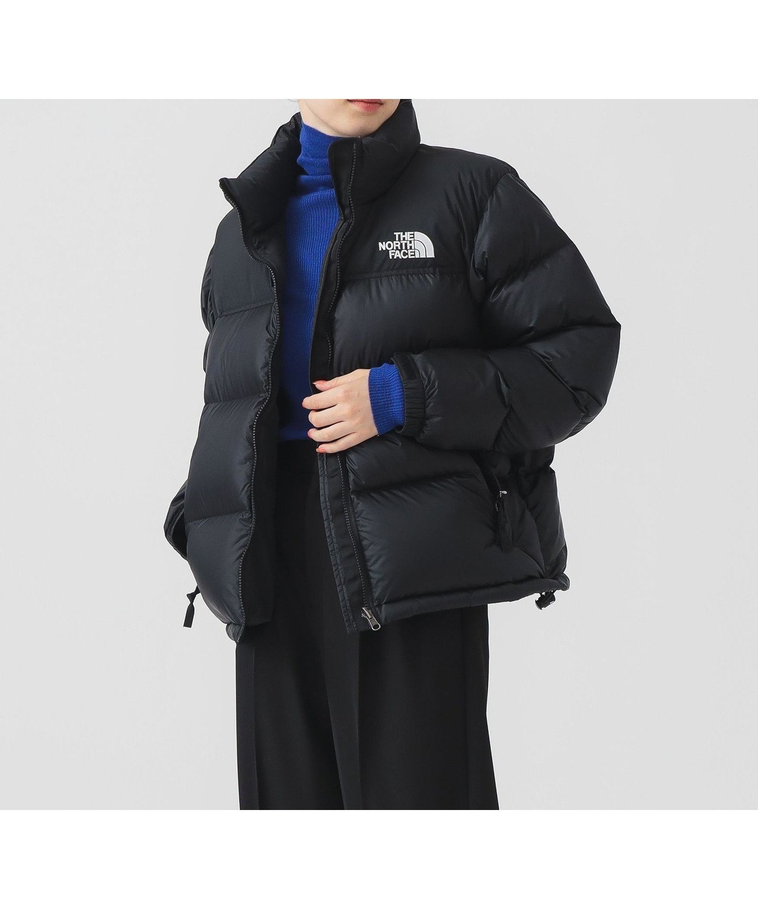 【ビーミングライフストアバイビームス/B:MING LIFE STORE by BEAMS】のTHE NORTH FACE / ショートヌプシジャケット NDW92555 インテリア・キッズ・メンズ・レディースファッション・服の通販 founy(ファニー) 　ファッション　Fashion　レディースファッション　Fashion for Women　アウター　Coat / Outerwear Collection　レディースジャケット・軽アウター　Jackets　アウトドア　Outdoor Clothing　カットソー　Cut and Sewn Top　ショート　Short, Short Length　シンプル　Simple, Minimal　ジャケット　Jacket, Outerwear　ダウン　Down, Puffer　デニム　Denim, Jeans Material　バランス　Balance, Style Balance　ブラック|ID: prp329100004697246 ipo3291000000033920327