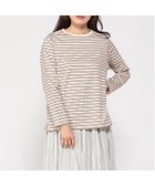 【クロコダイル/CROCODILE】のコットン マルチボーダー Tシャツ 人気、トレンドファッション・服の通販 founy(ファニー) ファッション Fashion レディースファッション Fashion for Women トップス・カットソー Cut & Sew Tops シャツ・ブラウス・オフィスカジュアル Elegant Blouses & Button-Ups ロングTシャツ・Tシャツ Longline T-Shirts & Tees ボーダー Border, Stripe thumbnail アイボリー|ID: prp329100004697249 ipo3291000000033920349