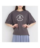 【その他のブランド/Other】の【接触冷感】デザートロゴ刺繍Tシャツ 濃グレー|ID: prp329100004697260 ipo3291000000033920391