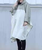 【グローバルワーク/GLOBAL WORK】のバイカラーレインポンチョ ミントアイボリー72|ID: prp329100004697263 ipo3291000000033920404