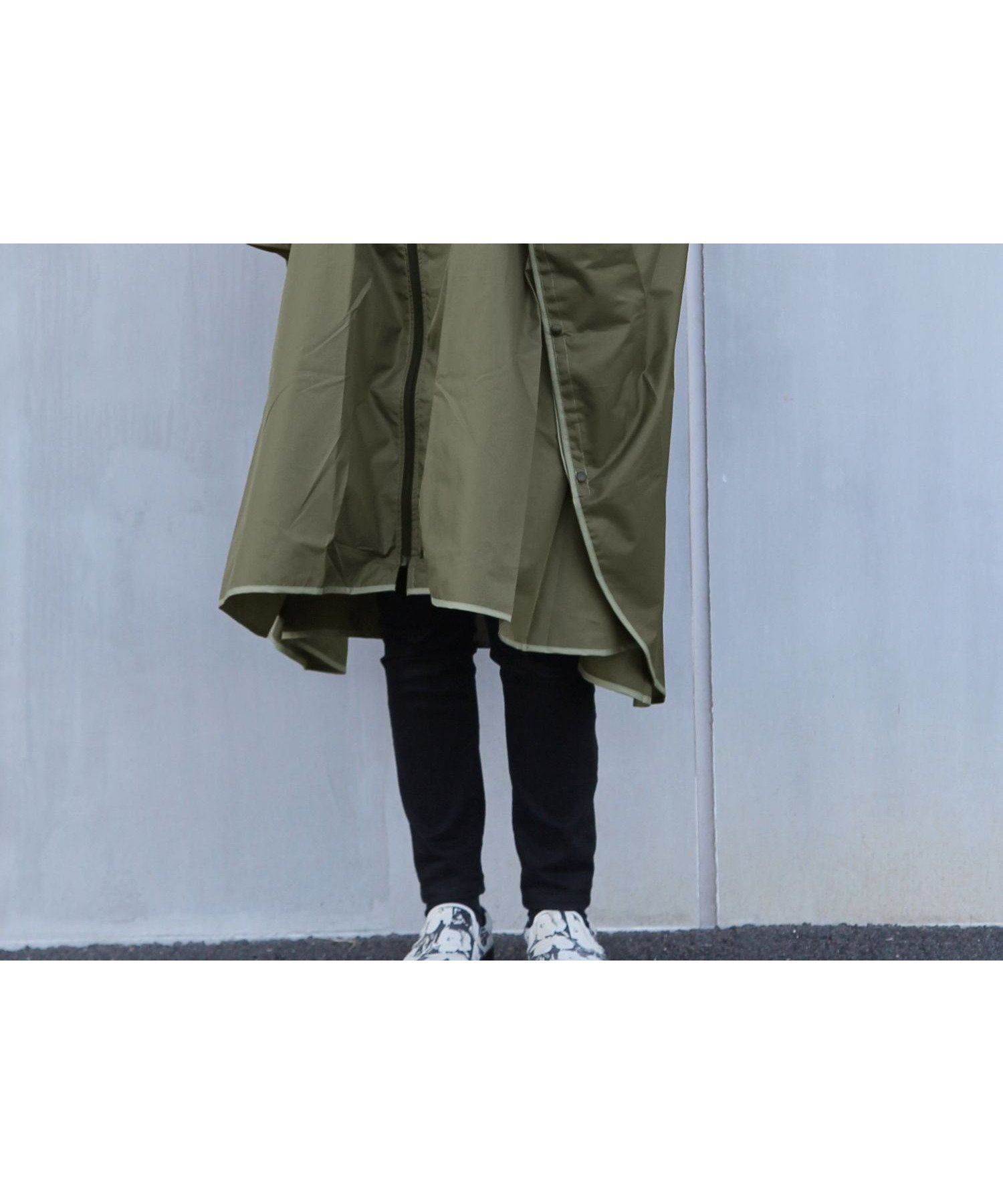 【グローバルワーク/GLOBAL WORK】のバイカラーレインポンチョ インテリア・キッズ・メンズ・レディースファッション・服の通販 founy(ファニー) 　ファッション　Fashion　レディースファッション　Fashion for Women　アウター　Coat / Outerwear Collection　ポンチョ・ケープコート　Ponchos & Capes　アウトドア　Outdoor Clothing　コンパクト　Compact, Small Size　スポーツ　Sports, Activewear　軽量　Lightweight, Ultra Light　カーキ78|ID: prp329100004697263 ipo3291000000033920405