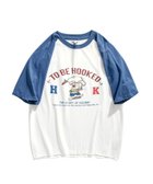 【アイモハ/aimoha】のHOOK -original-/アメカジイラストプリントラグランスリーブ半袖TEE 人気、トレンドファッション・服の通販 founy(ファニー) ファッション Fashion レディースファッション Fashion for Women トップス・カットソー Cut & Sew Tops おすすめ Recommended / Our Picks スリーブ Sleeve, Long Sleeve / Short Sleeve トレンド Trend, Trending Now ビッグ Big, Oversized フロント Front, Front Design プリント Print, Printed Pattern メンズ Men's, Menswear リラックス Relax, Relaxed Fit 人気 Popular, Best Seller 半袖 Short Sleeve, Half Sleeve thumbnail ネイビー|ID: prp329100004697271 ipo3291000000033920498